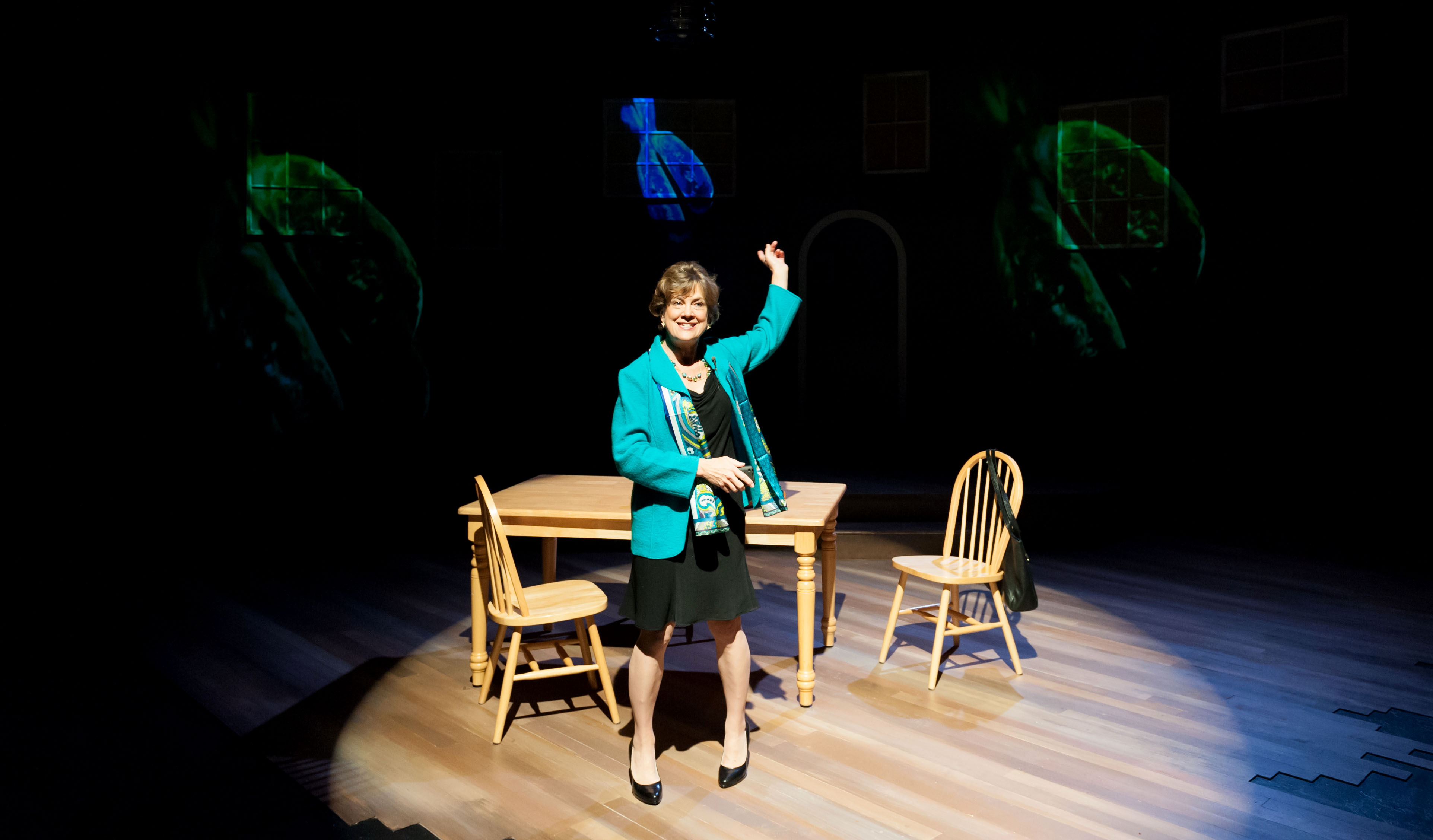 Debra Wise in Sharr White's THE OTHER PLACE. Produced by The Nora Theatre Company and Underground Railway Theater. Photo: A.R. Sinclair Photography.