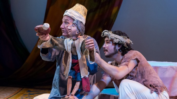 Alexander Cook and Andrew Tung in ARABIAN NIGHTS. Photo: A.R. Sinclair Photography.