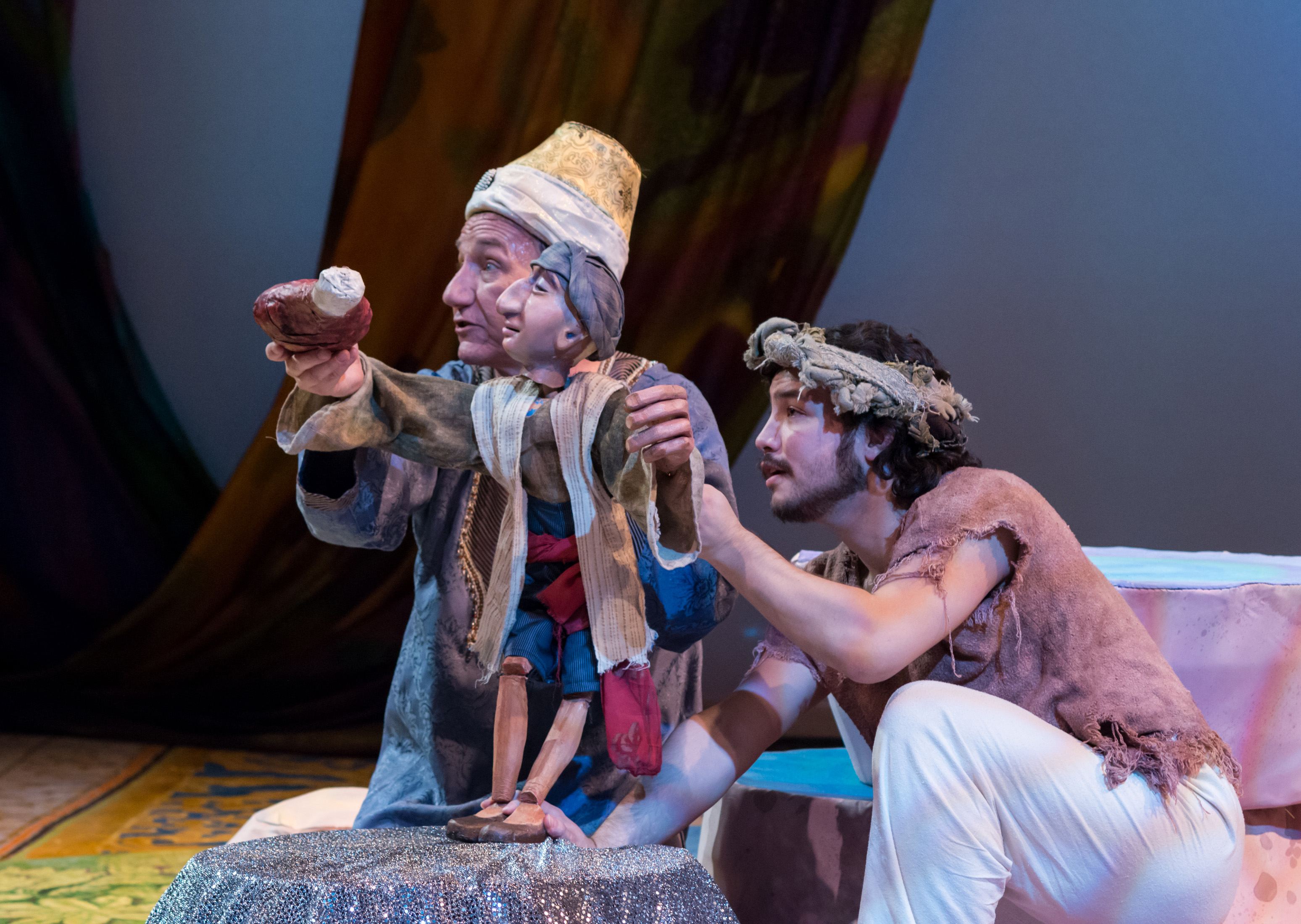 Alexander Cook and Andrew Tung in ARABIAN NIGHTS. Photo: A.R. Sinclair Photography.
