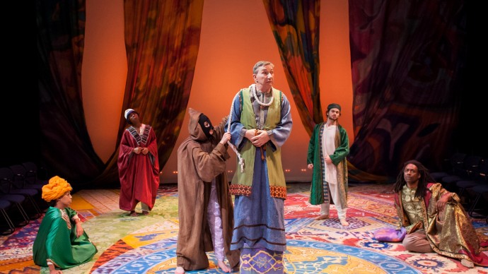 The cast of ARABIAN NIGHTS. Photo: A.R. Sinclair Photography.