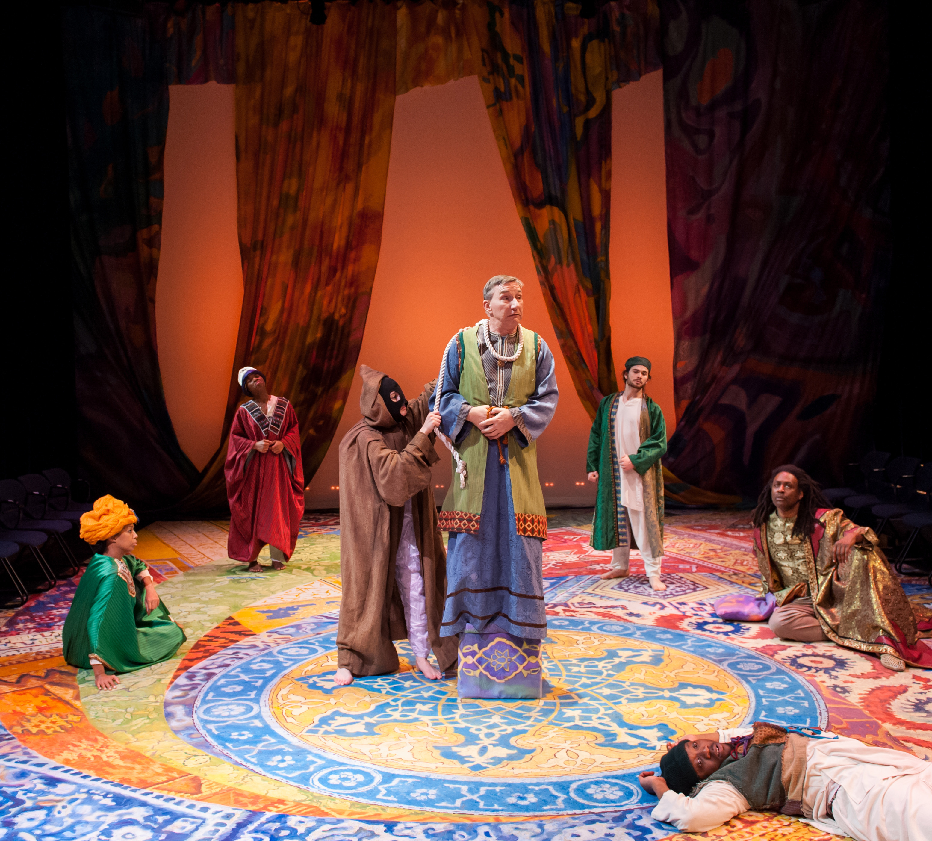The cast of ARABIAN NIGHTS. Photo: A.R. Sinclair Photography.