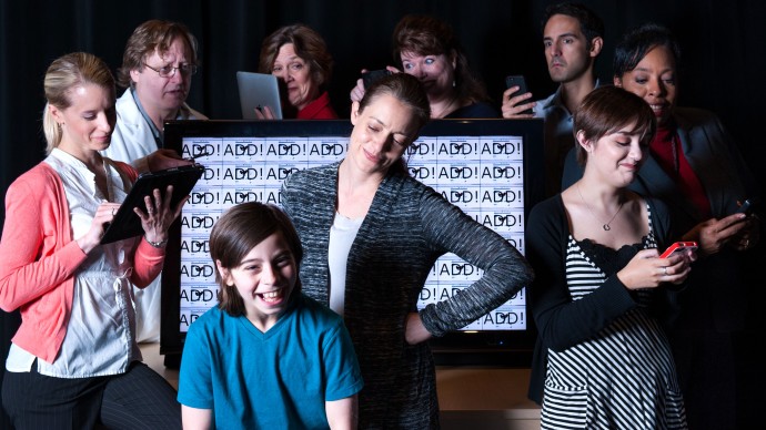 The Cast of DISTRACTED. Photo: A.R. Sinclair Photography.