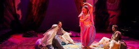 Alexander Cook, Andrew Tung, Lindsy McWhorter, and Yavni-Bar Yam in ARABIAN NIGHTS. Photo: A.R. Sinclair Photography.