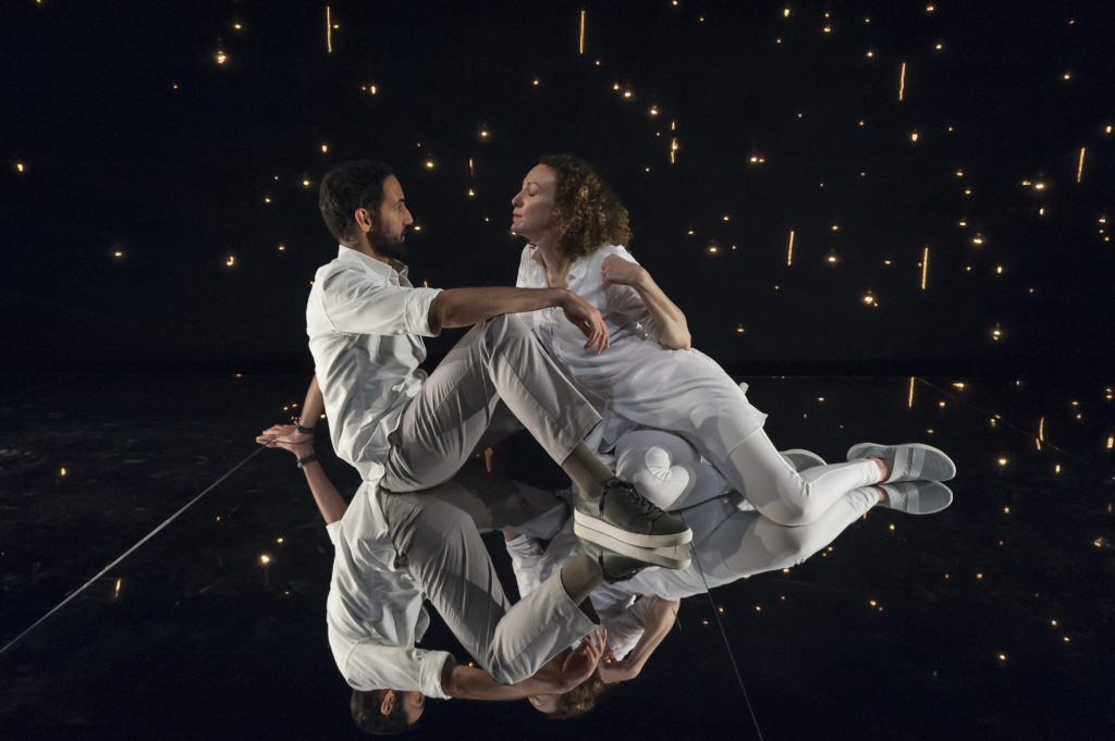 Nael Nacer &amp; Marianna Bassham in CONSTELLATIONS. Photo: A.R. Sinclair Photography.