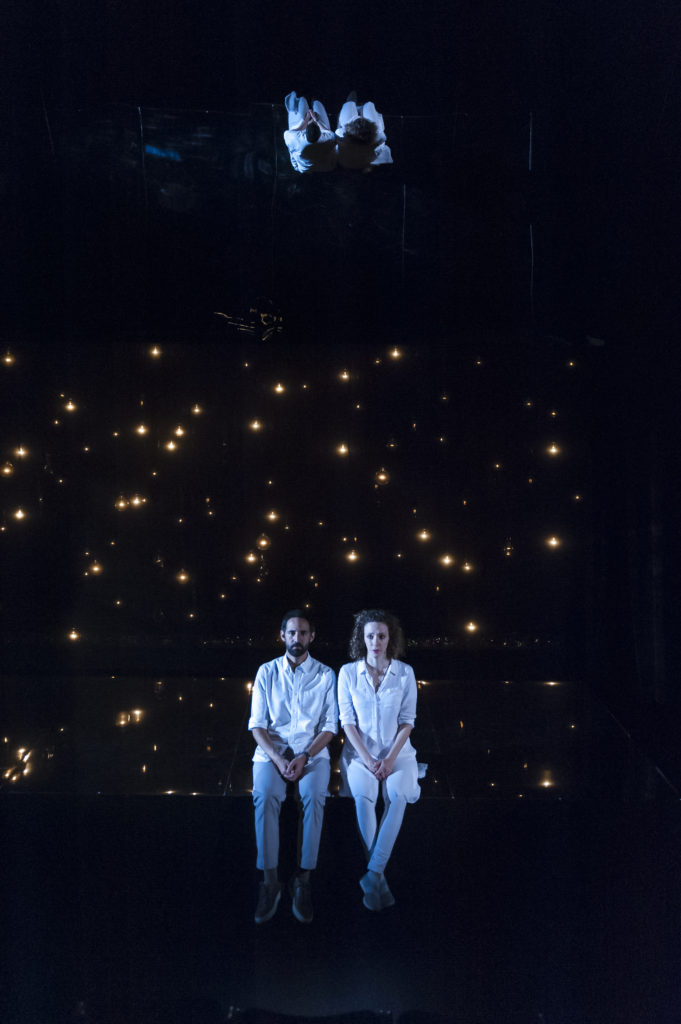 Nael Nacer &amp; Marianna Bassham in CONSTELLATIONS. Photo: A.R. Sinclair Photography.