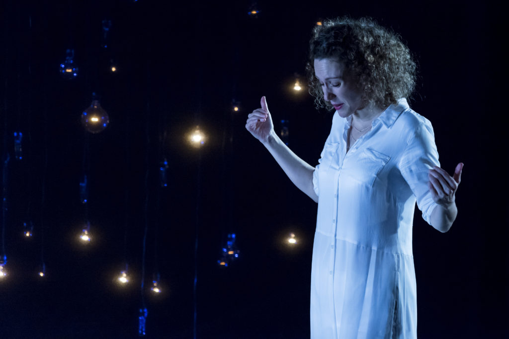Nael Nacer &amp; Marianna Bassham in CONSTELLATIONS. Photo: A.R. Sinclair Photography.