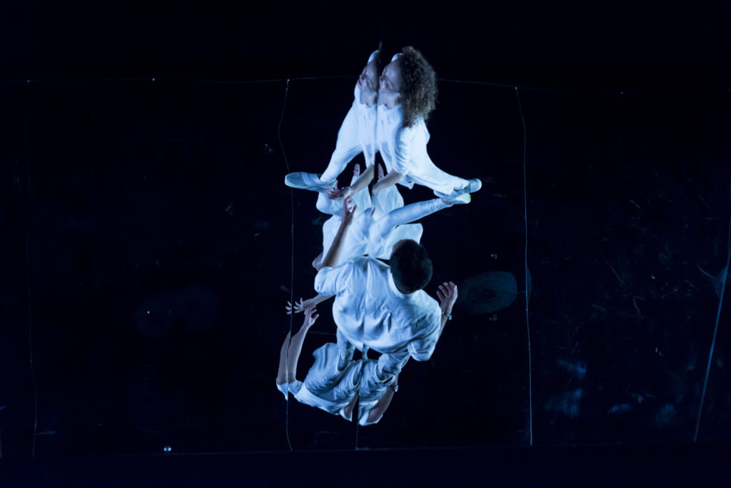 Nael Nacer &amp; Marianna Bassham in CONSTELLATIONS. Photo: A.R. Sinclair Photography.