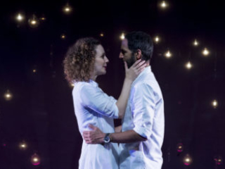 Marianna Bassham &amp; Nael Nacer in CONSTELLATIONS. Photo: A.R. Sinclair Photography.