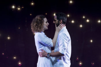 Marianna Bassham & Nael Nacer in CONSTELLATIONS. Photo: A.R. Sinclair Photography.