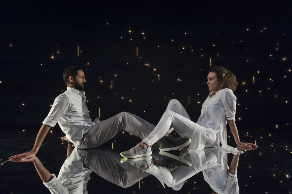 Nael Nacer & Marianna Bassham in CONSTELLATIONS. Photo: A.R. Sinclair Photography.