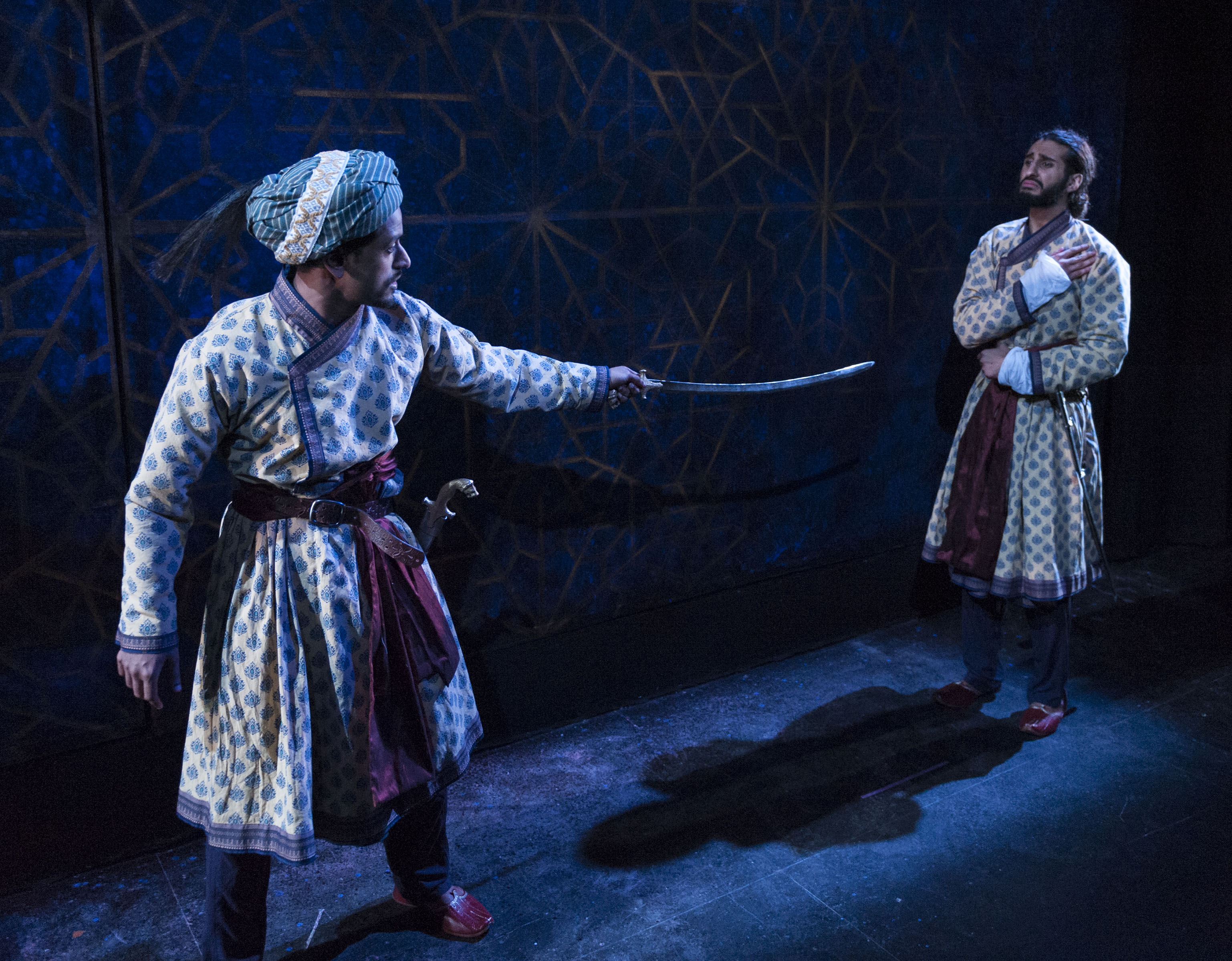 Jacob Aythal & Harsh J. Gagoomal in <strong><em>Guards at the Taj</em></strong>. Photo: A.R. Sinclair Photography.
