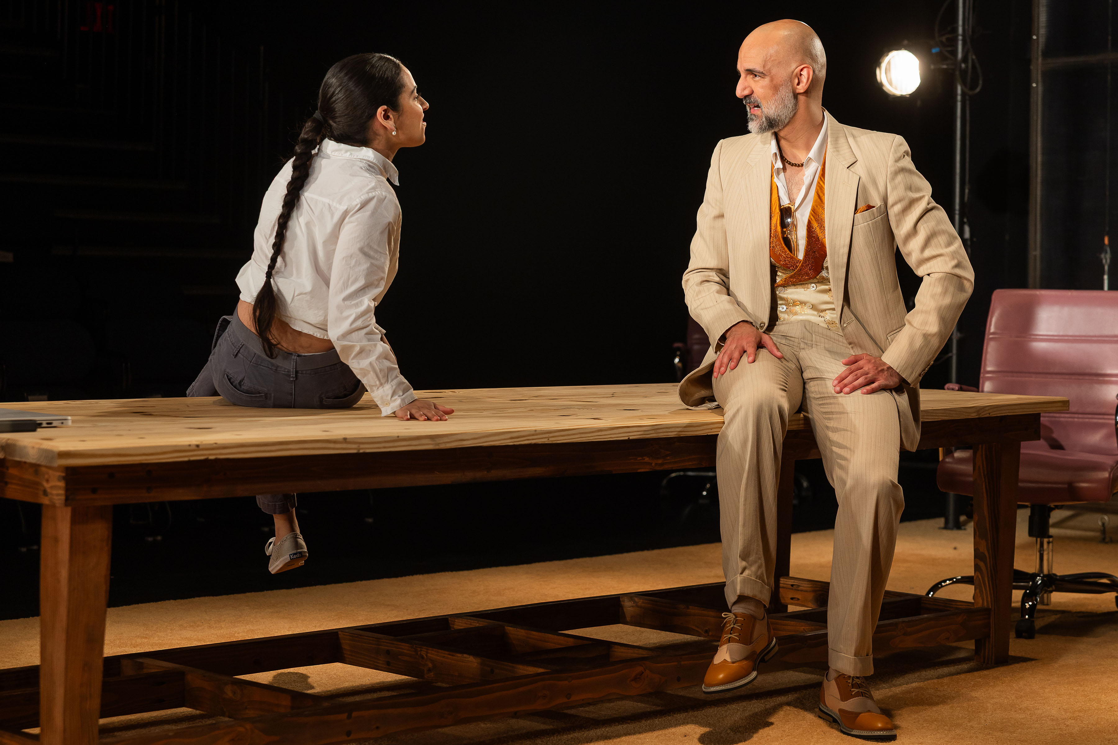 Central_Square_Theater_Mrs_Warrens_Profession_production_026 Luz Lopez and Nael Nacer. Photo: Nile Scott Studios.