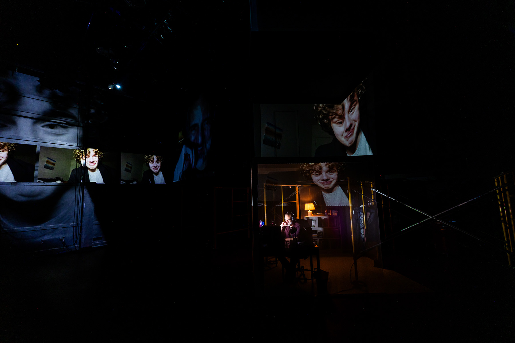 Sean Wendelken and Nael Nacer in The Moderate. Photo: Nile Scott Studios.