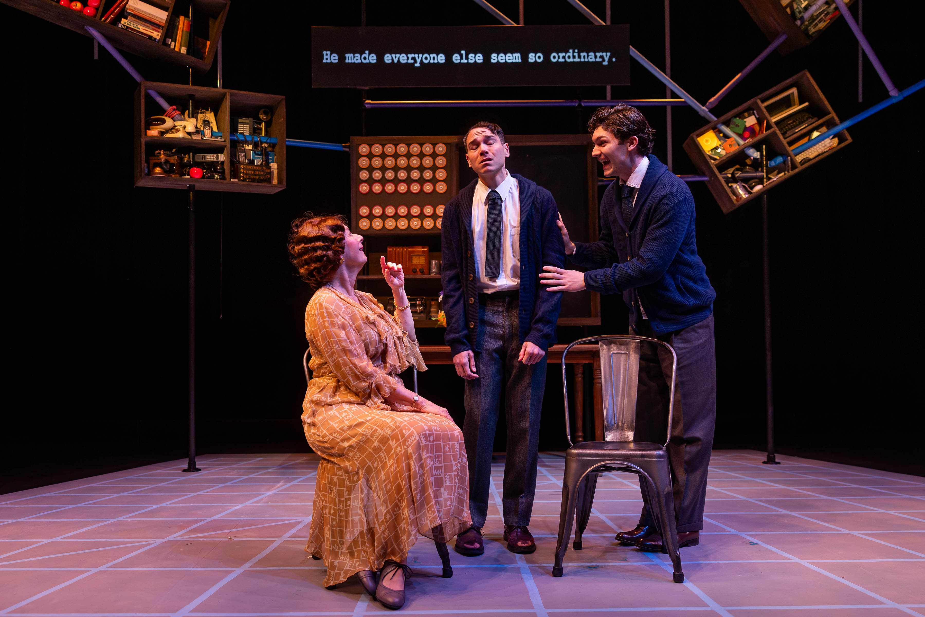 Paula Plum, Eddie Shields, and Matthew Beagan. Photo: Nile Scott Studios.