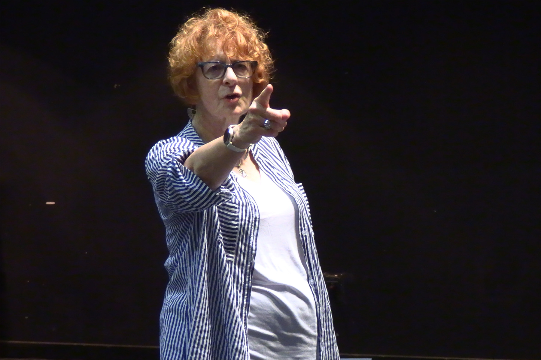 Eleanor Rehearsal 1 Paula Plum. Photo: Central Square Theater