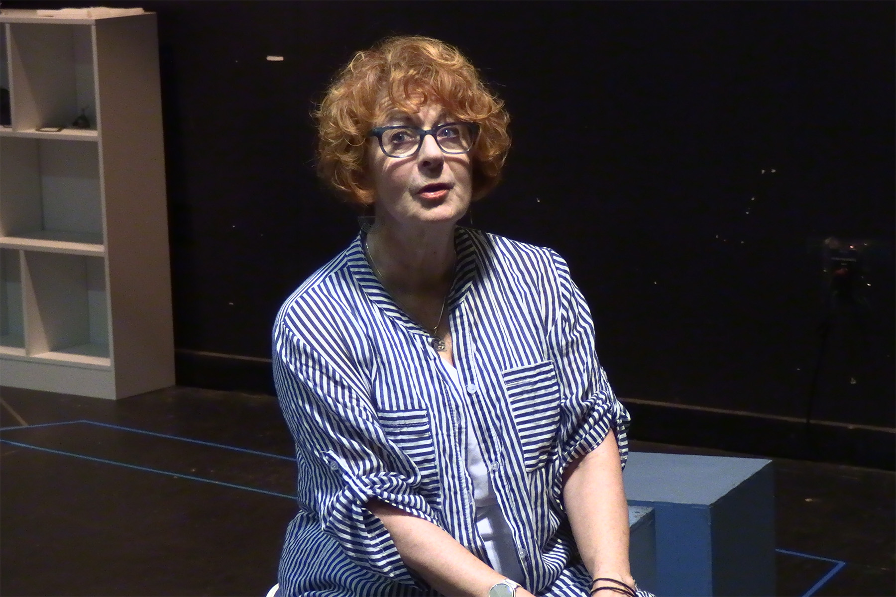 Eleanor Rehearsal 2 Paula Plum. Photo: Central Square Theater