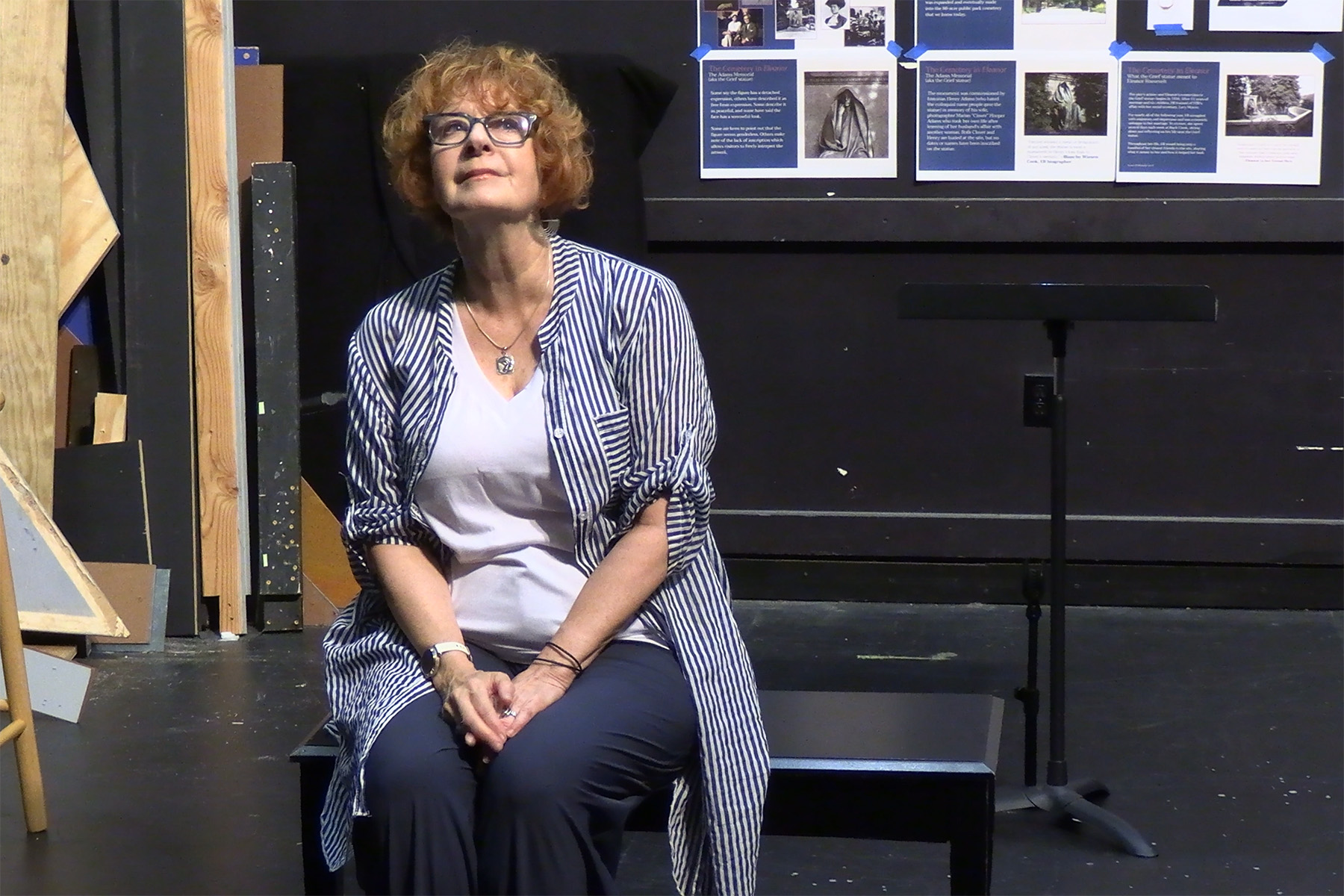 Eleanor Rehearsal 3 Paula Plum. Photo: Central Square Theater